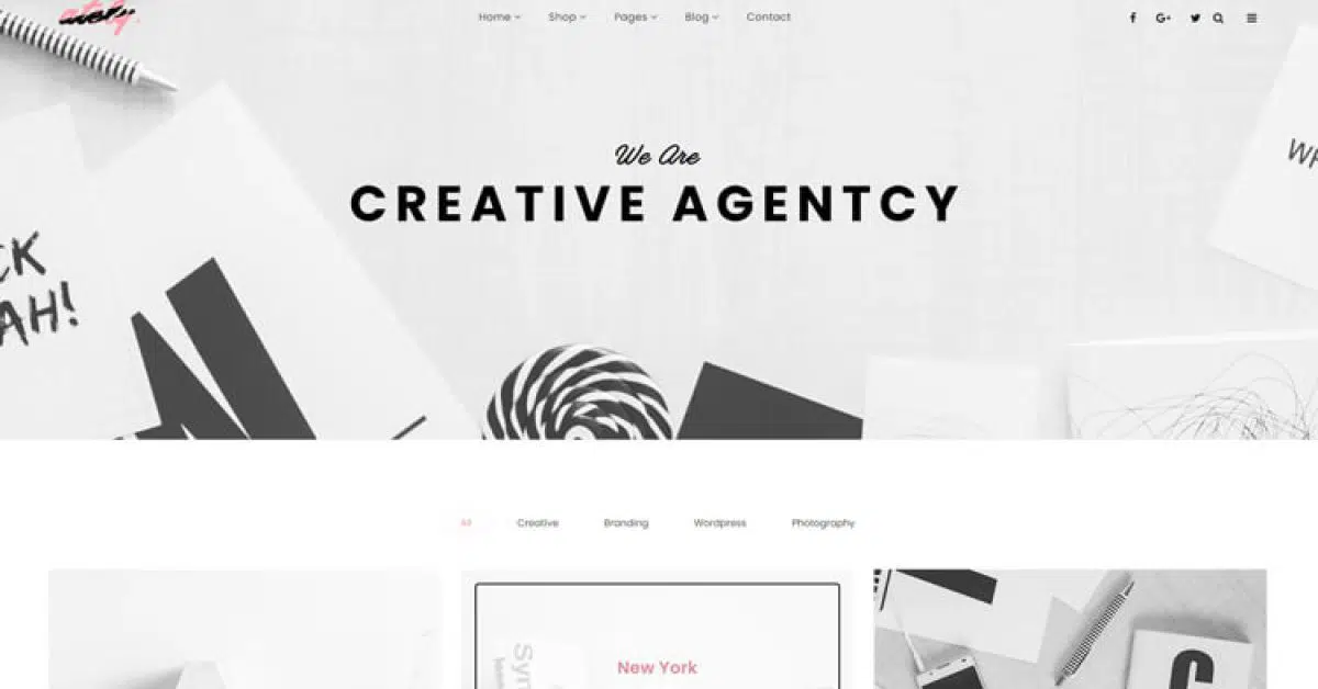 Ately - Minimal Portfolio eCommerce Template