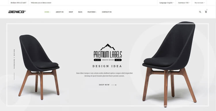 Benco- Minimal Furniture Shop HTML Template
