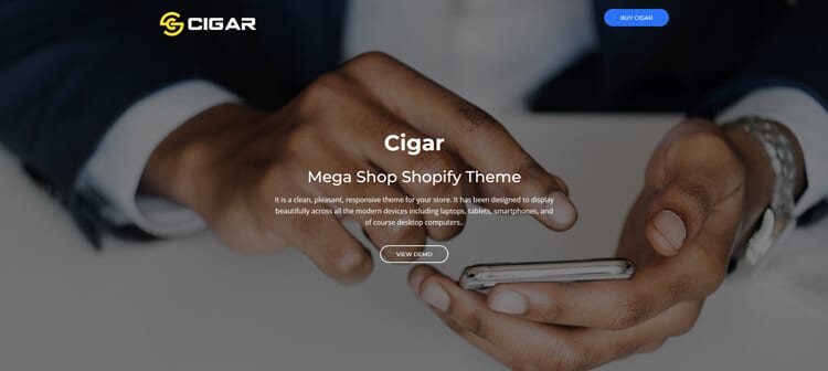 Cigar - Grocery & Electronics Store Shopify Theme