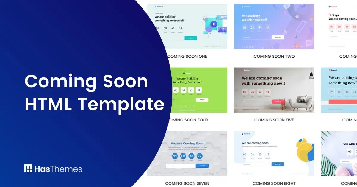Coming Soon HTML Template