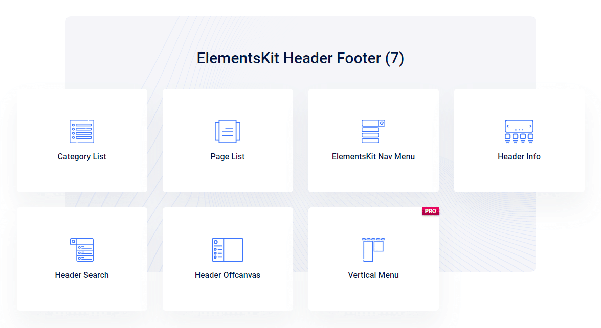 ElementsKit - Header Footer