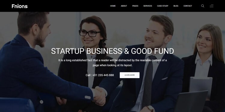 Fnions - Finance and Business Consulting HTML Template