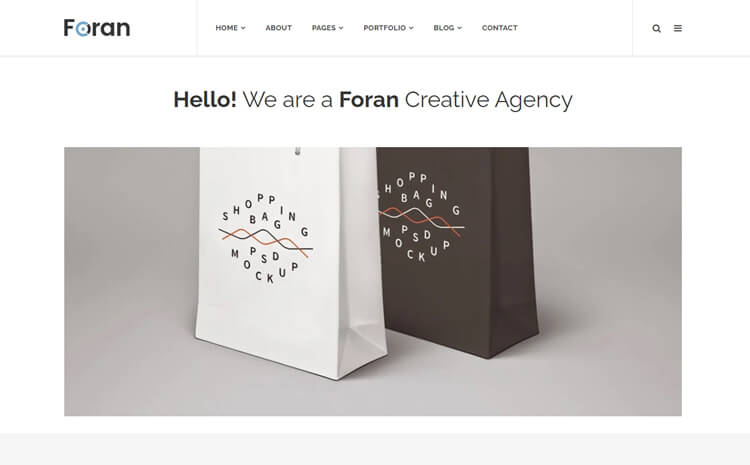  Foran  - Creative Portfolio Bootstrap 5 Template