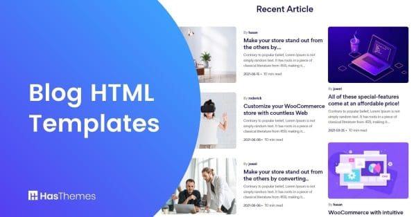 html-blog-templates