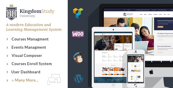 Kingdom Study – WP Learning Management System WordPress Theme