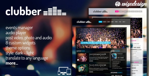 Clubber – Events & Music WordPress Theme