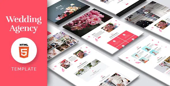 Wedding Agency – Responsive Wedding HTML Template