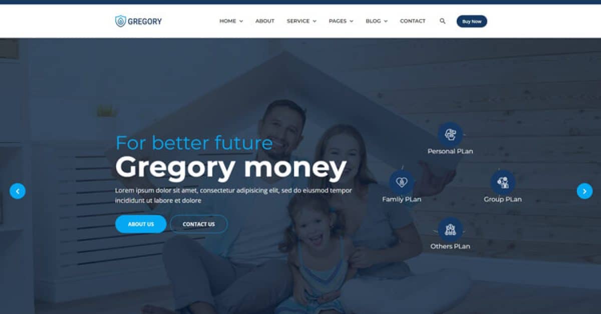 Gregory - Insurance Agency HTML Template