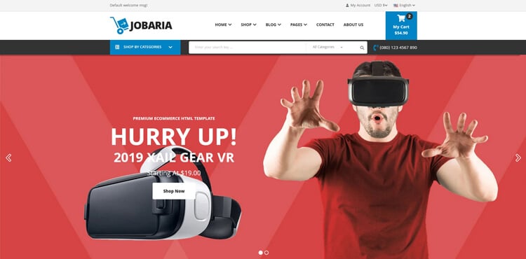 Jobaria - Electronics Store HTML Template 