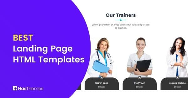 Landing Page HTML Templates