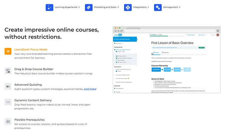 Best Features of LearnDash