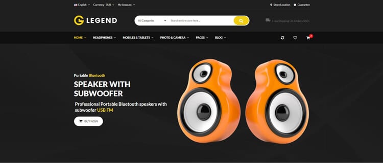 Legend - Electronics and Toy Shop eCommerce HTML Template 