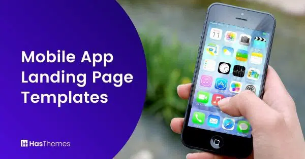 Mobile App Landing Page Template