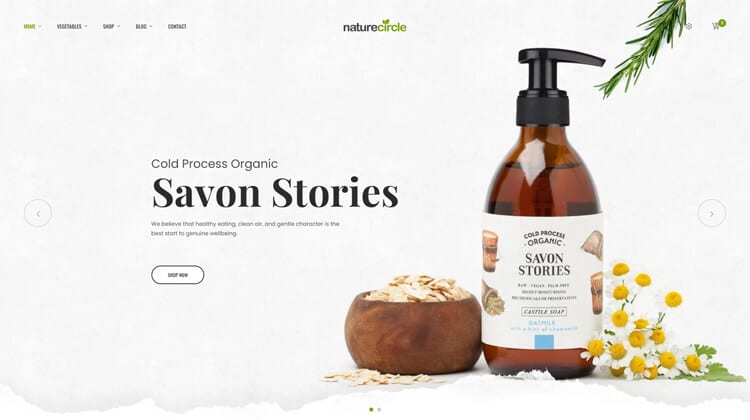 Naturecircle - Organic Food & Beauty Shop HTML Template