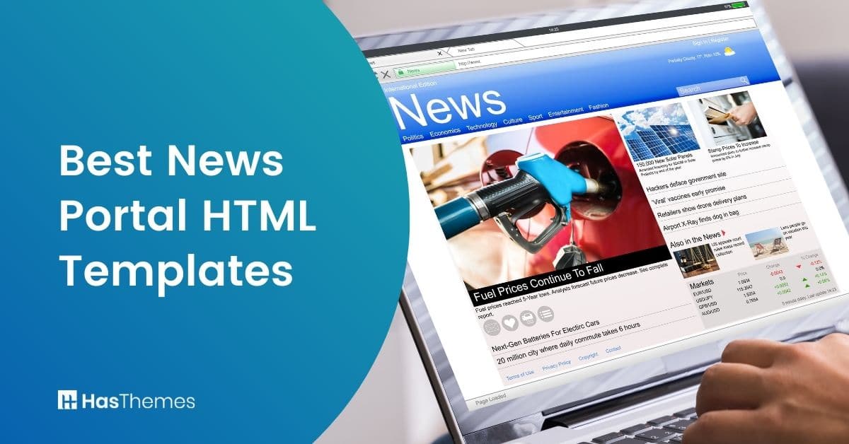 News Portal HTML Templates