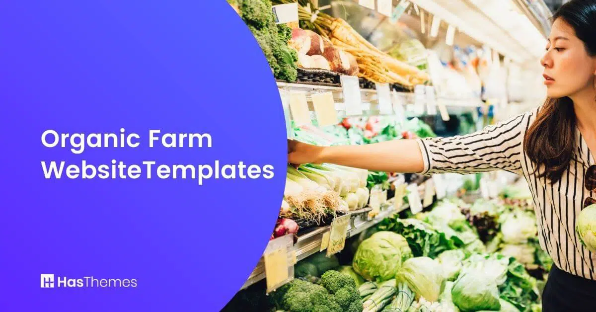 Organic Farm Website Templates