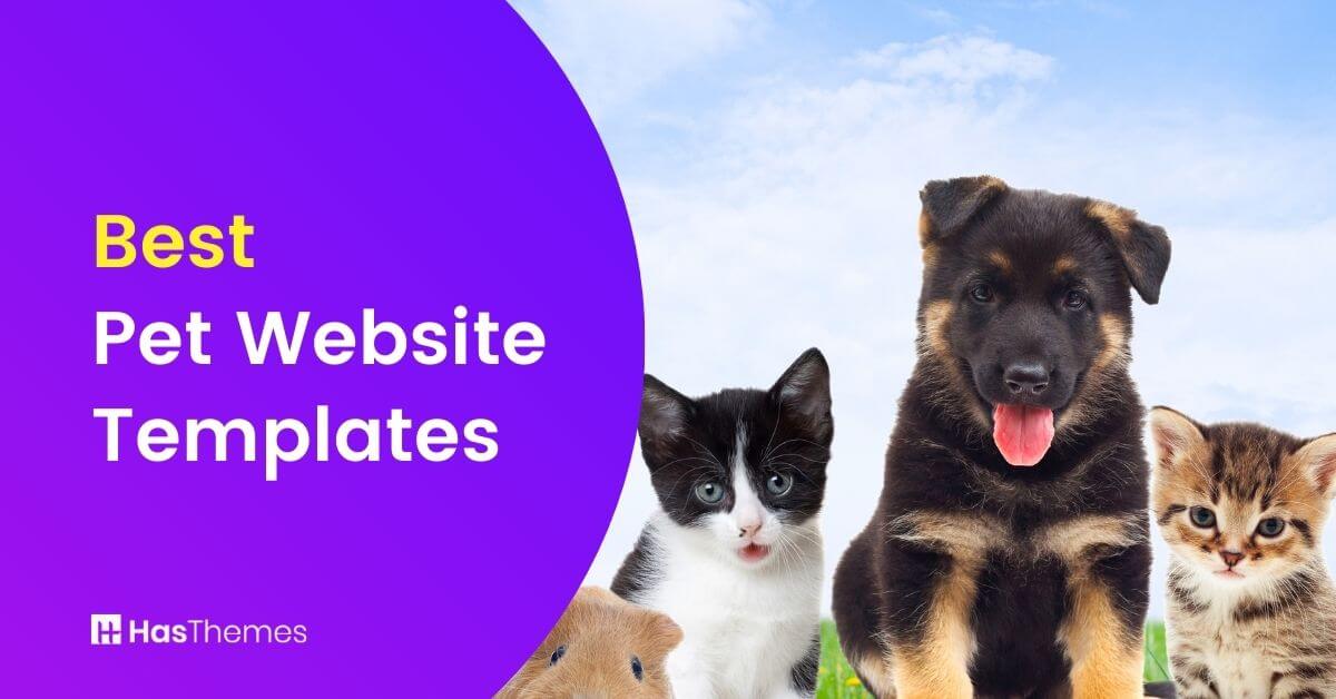 Pet Website Templates