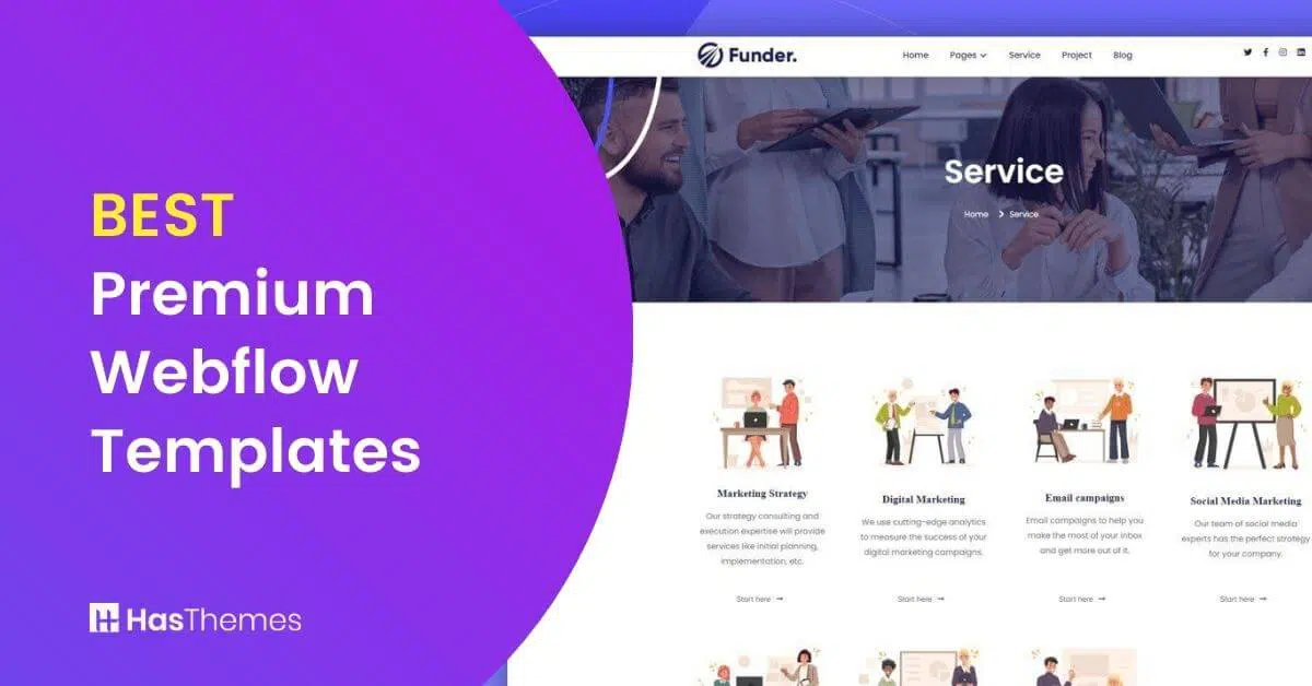 Premium Webflow templates