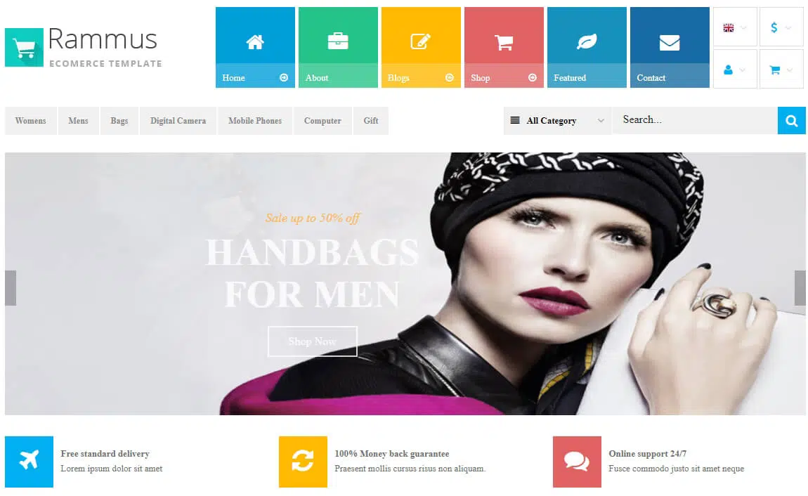 Rammus – Fashion Store HTML Template