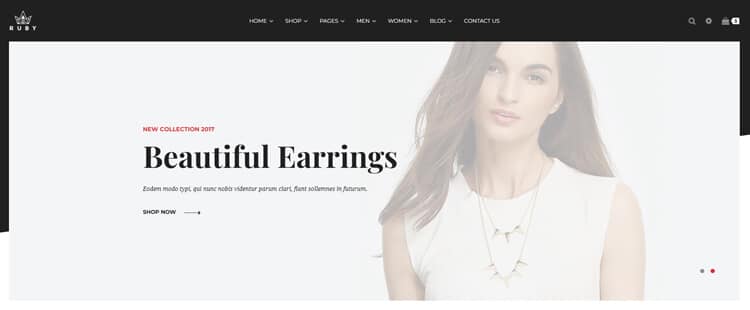 Ruby - Jewelry Store eCommerce HTML Template