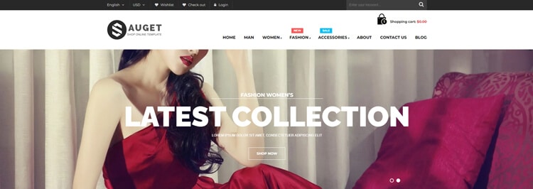 Sauget - Responsive eCommerce HTML Template