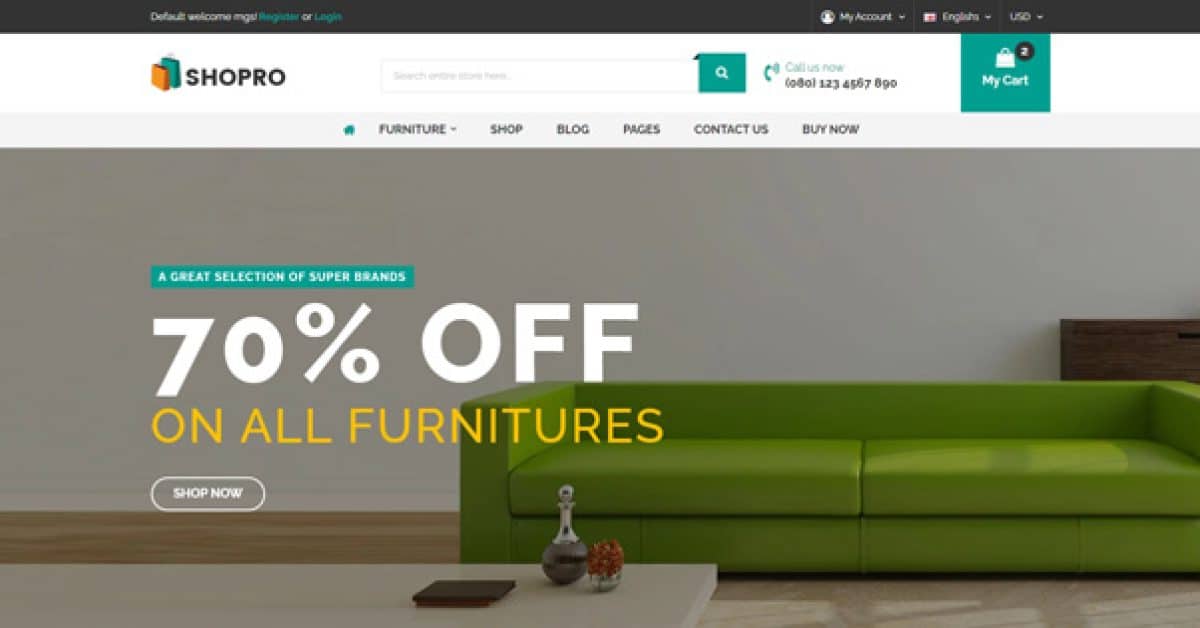 Shopro – Fashion Electronics Store HTML Template