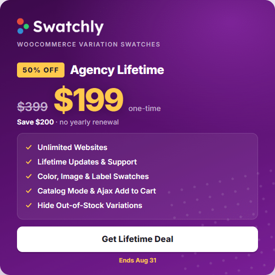 Swatchly lifetime deal offer