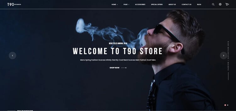 T90 - Fashion Store Website Template HTML Version