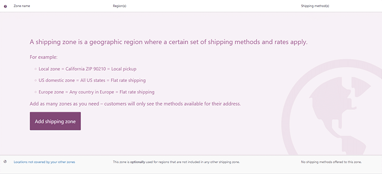 Set Up the Shipping Method
