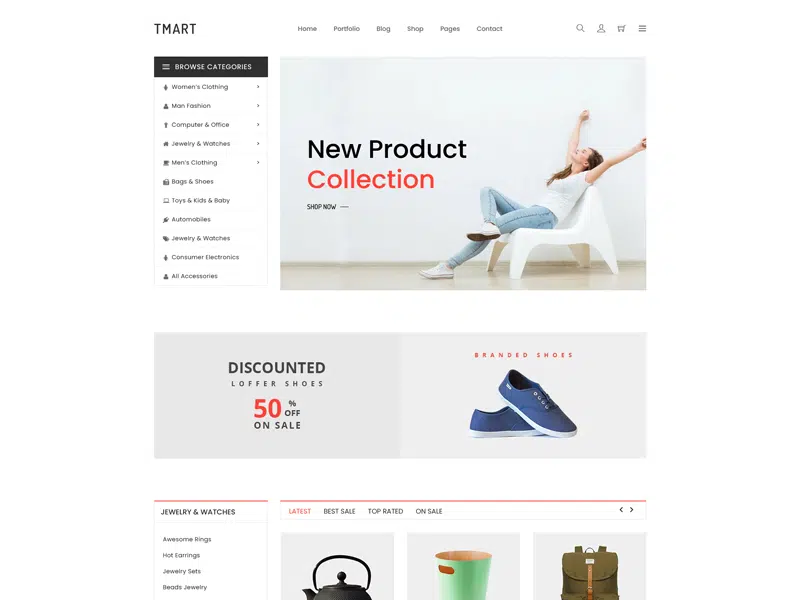 Tmart - Minimalist Shopify Theme