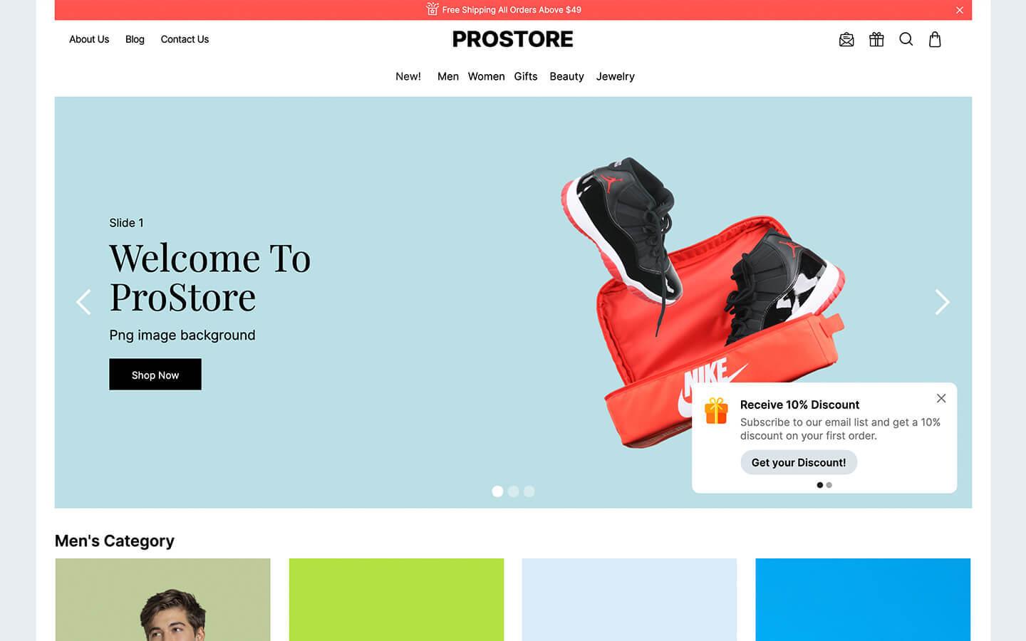 ProStore – Accessories Webflow Template