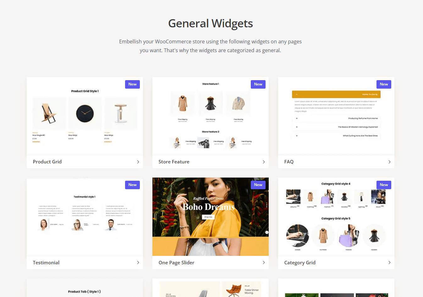 WooLentor - General Widgets
