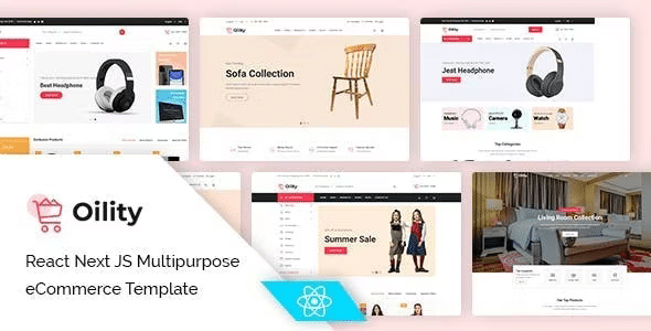 Oility - React Next JS Multipurpose eCommerce Template