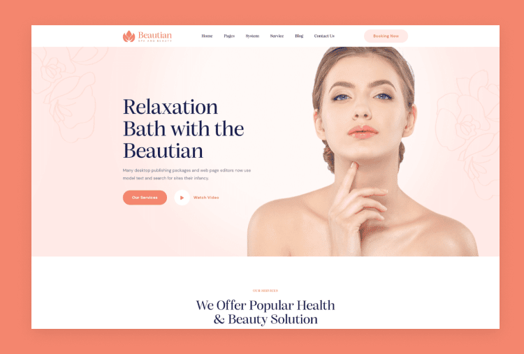 Beautian- Spa & Beauty HubSpot Theme