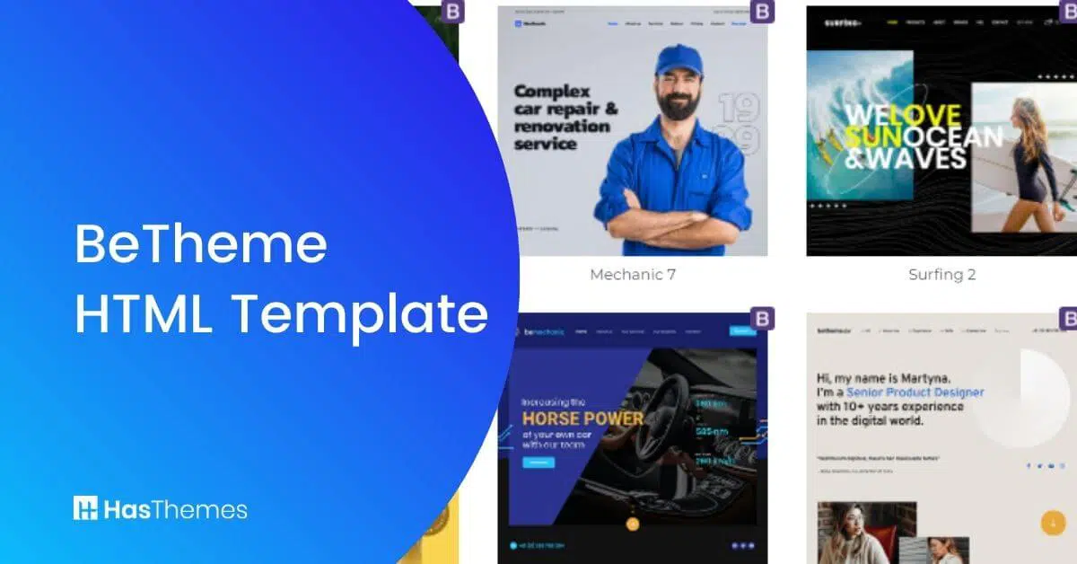 BeTheme HTML Template