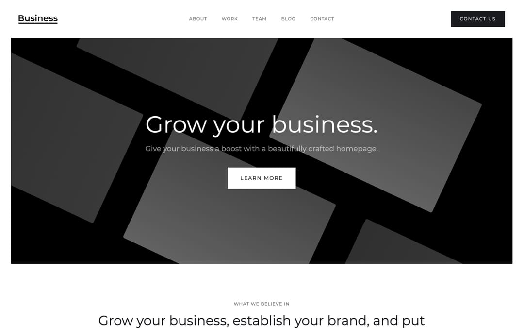 Business Starter - Business Website Template