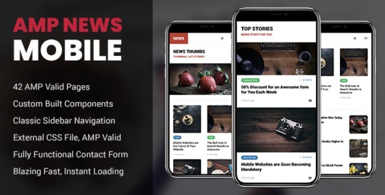 30+ Best Mobile HTML Template 2024 - HasThemes Blog