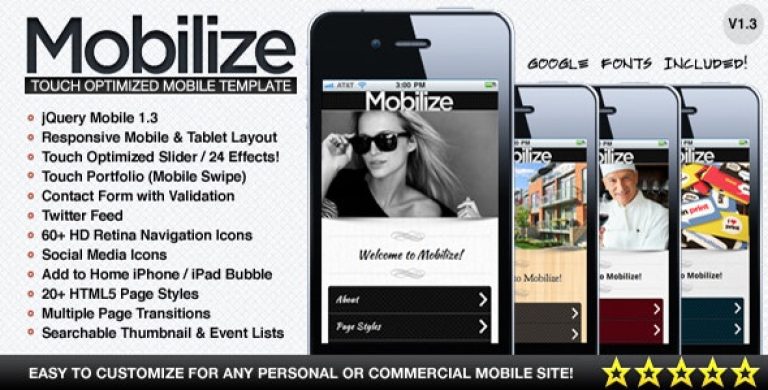 30+ Best Mobile HTML Template 2024 - HasThemes Blog