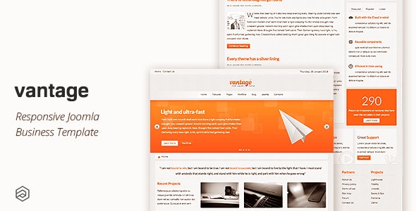 Vantage - Responsive Business Joomla Template
