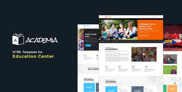 Academia – Education Bootstrap Template