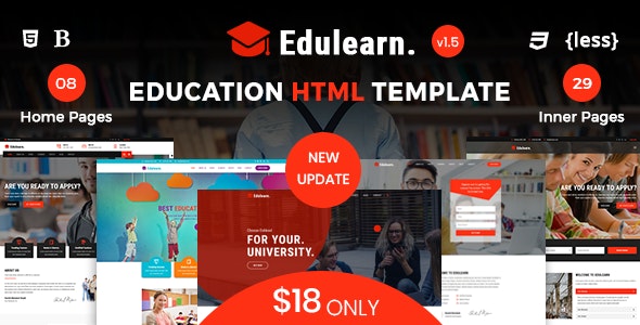 Edulearn Education – Education HTML Template