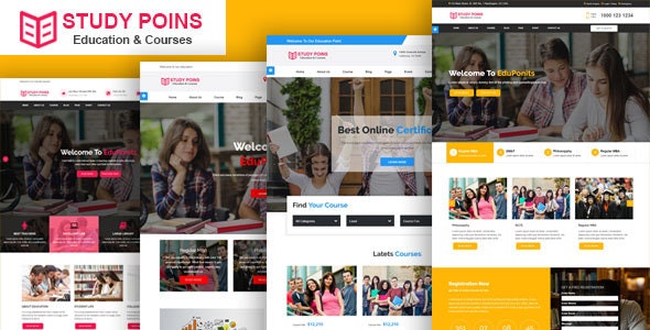 Study Points – Education HTML Template