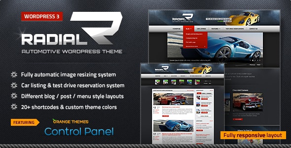 Radial – Premium Automotive & Tech WordPress Theme