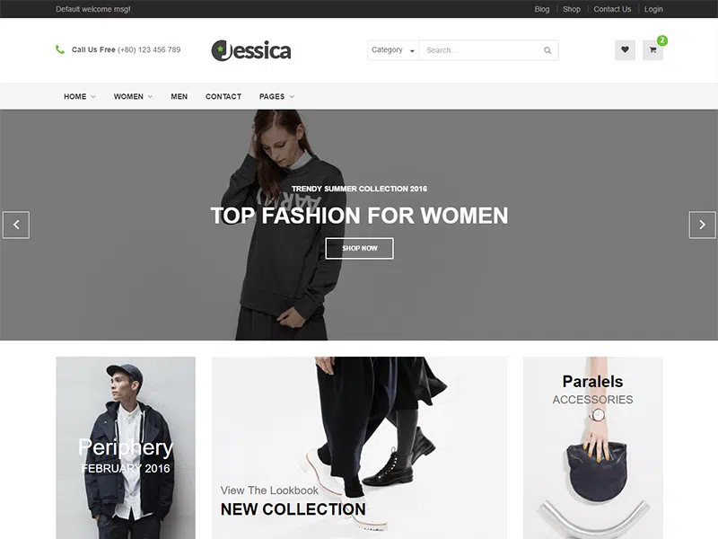 Jessica – Electronics And Shopping Template
