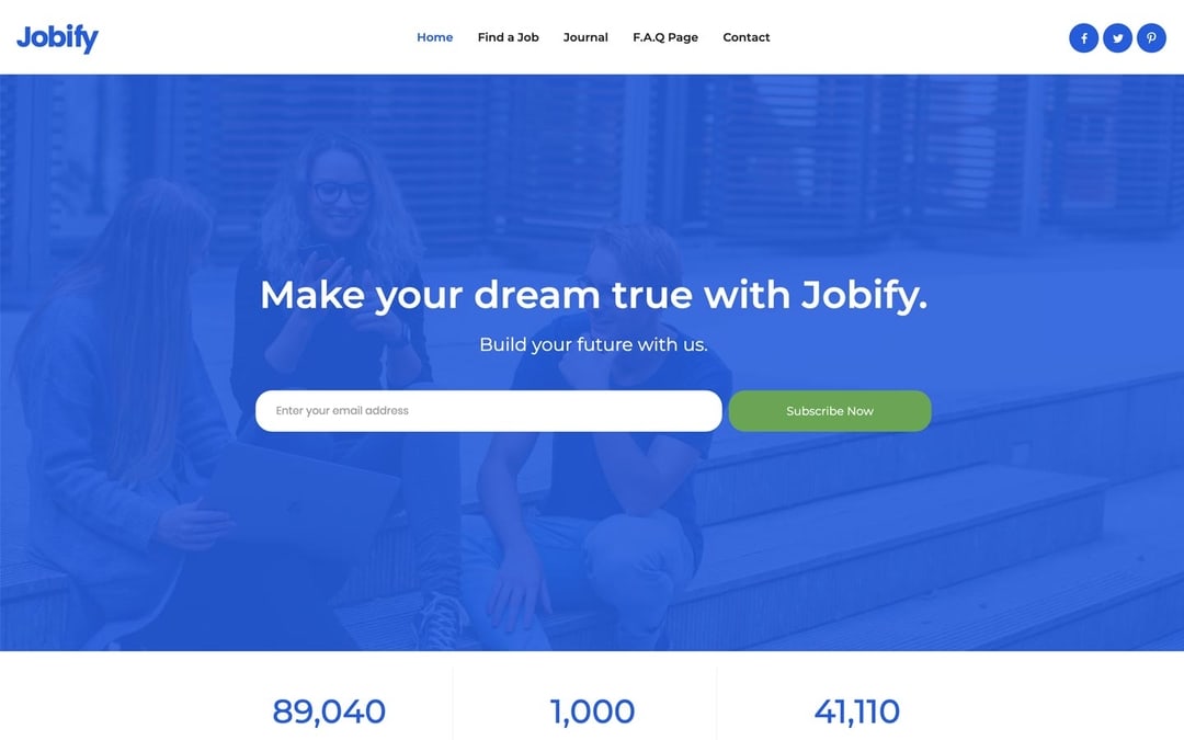 Jobify - Job Portal Webflow Template