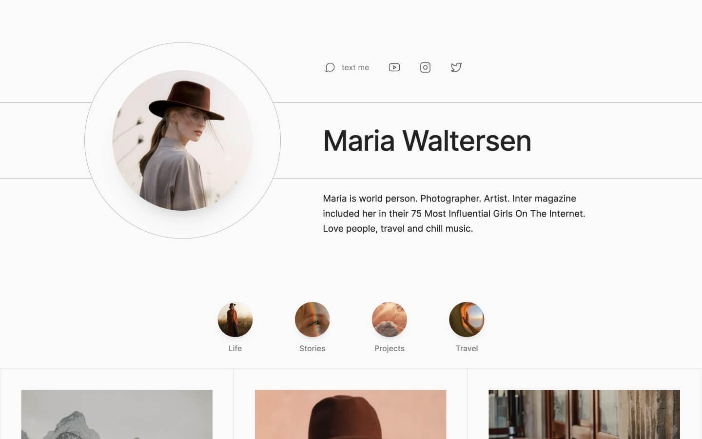 Read More - Personal Webflow Template