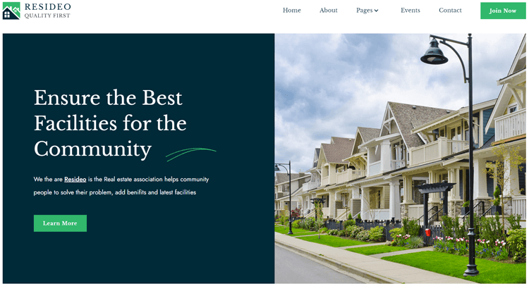 Resideo - Real Estate Website Template