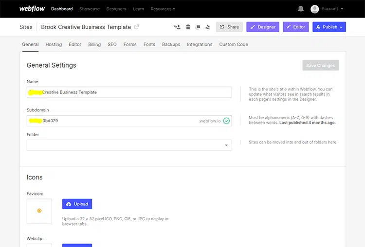 Setting Up Your Pages and Publishing your Webflow website 