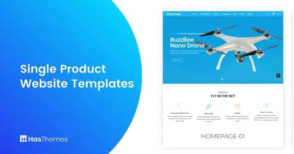 Single Product Website Templates