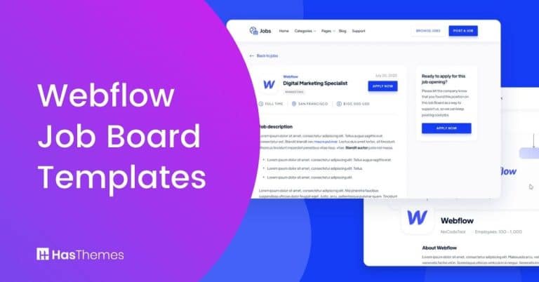 Webflow Job Board Templates